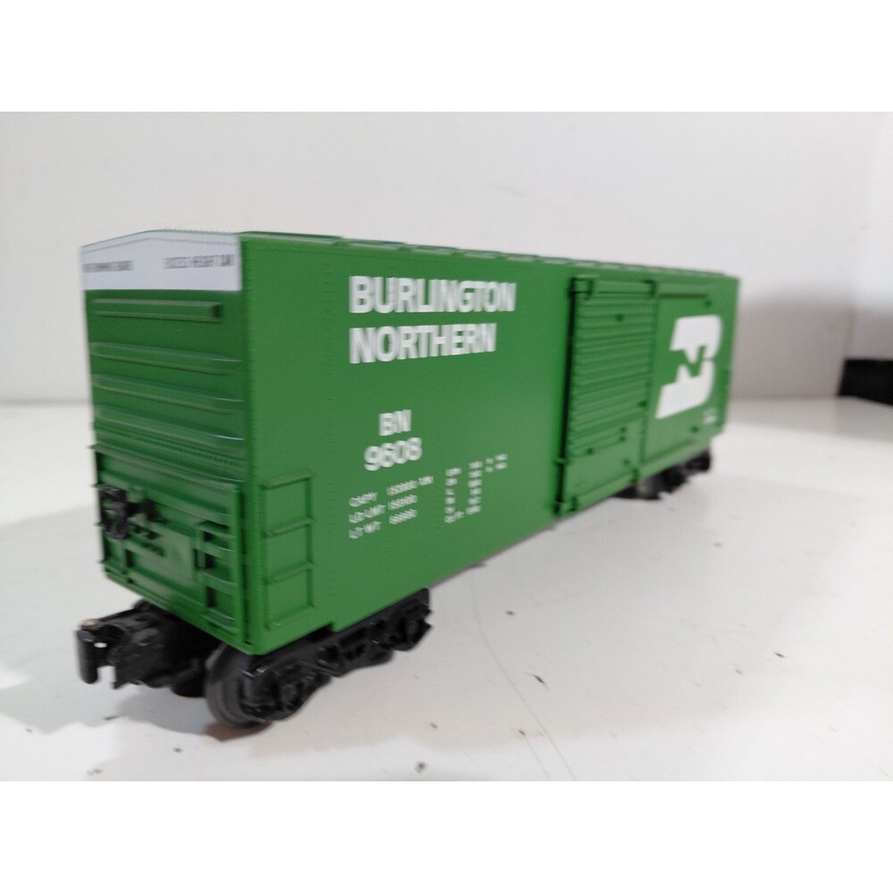 Lionel 6-9608 Trains O Gauge Model Railroad Burlington Northern Hi Cube Boxcar